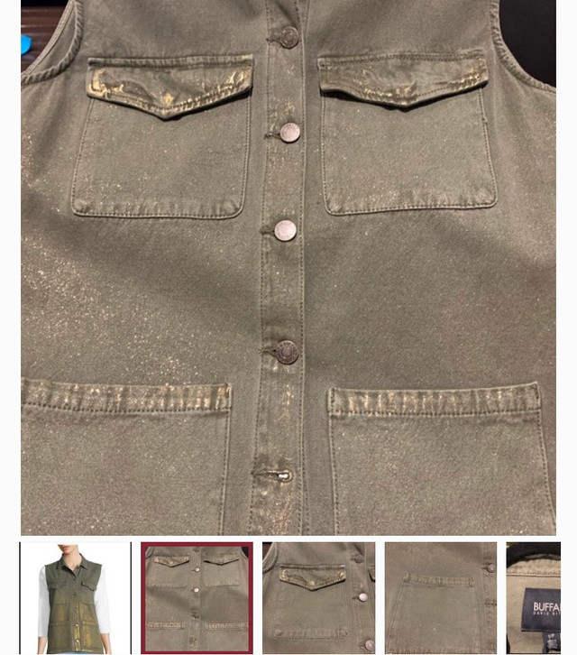 New Buffalo denim vest in Women's - Tops & Outerwear in Hamilton - Image 2