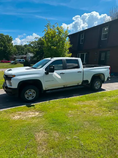Summit white. Low km and excellent shape. Trifold tonneau cover and side steps. Asking $62,000
