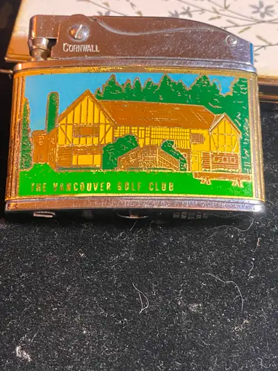 Vintage Advertisement "THE VANCOUVER GOLF CLUB" lighter 1960, View more