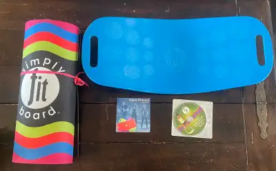 Simply Fit Board- with mat, workout dvd, and user guide booklet, View more