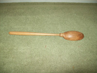 Antique wood spoon