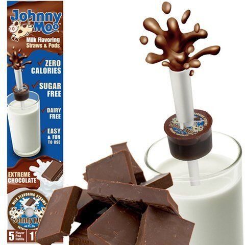 8 Brand New Johnny Moo Milk Flavour Straws -Pods -3 Flavours in Other in Kitchener / Waterloo - Image 3