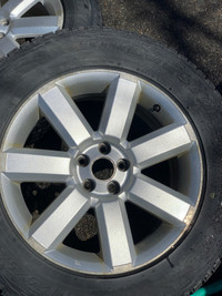 Subaru rims and winter tires