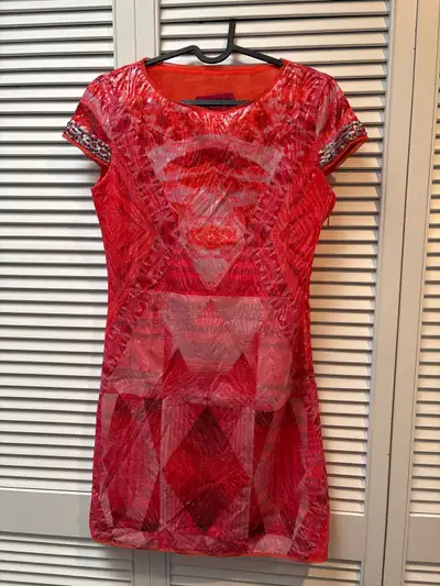 Custo lowxury sequin dress, View more