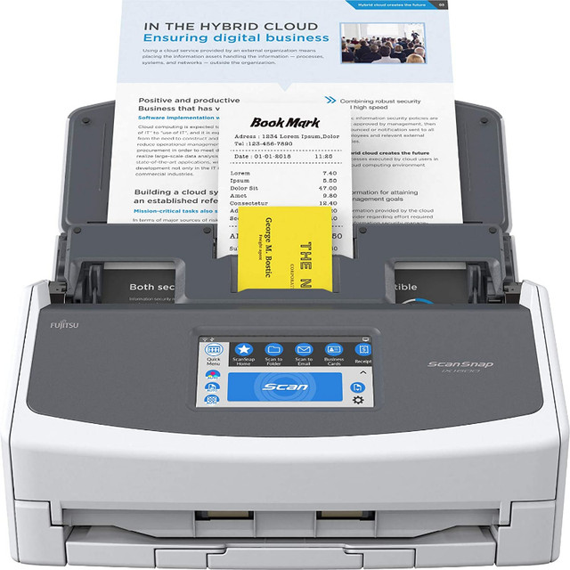 Fujitsu ScanSnap iX1600 Wireless or USB Photo & Receipt Scanner in Printers, Scanners & Fax in Moncton