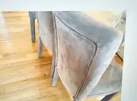 Glass Table with 6 Chairs