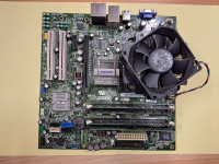Dell motherboard with CPU and Rams