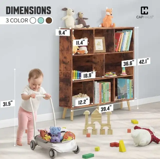 3 Tier Shelf/Bookshelf/Bookcase/Storage Organizer in Bookcases & Shelving Units in Oshawa / Durham Region - Image 3