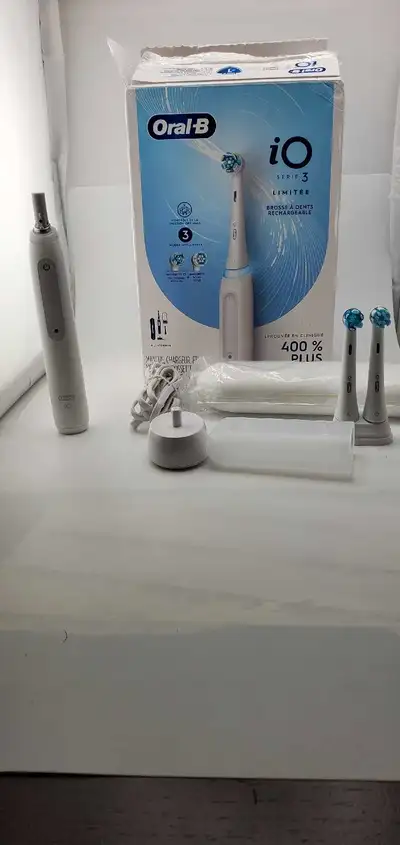 The Oral-B iO Series 3 Electric Toothbrush features Oral-B’s best technology, combining a dentist-in...
