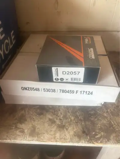 front break pads & rotors originally bought for a 2020 mitsubishi RVR. brand new. got rid of the car...
