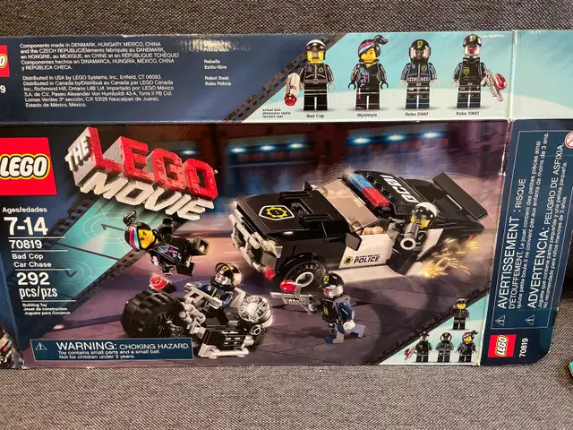  Lego Movie  Secret police dropship 70815/ Bad  cop chase 70819 in Toys & Games in Banff / Canmore - Image 3