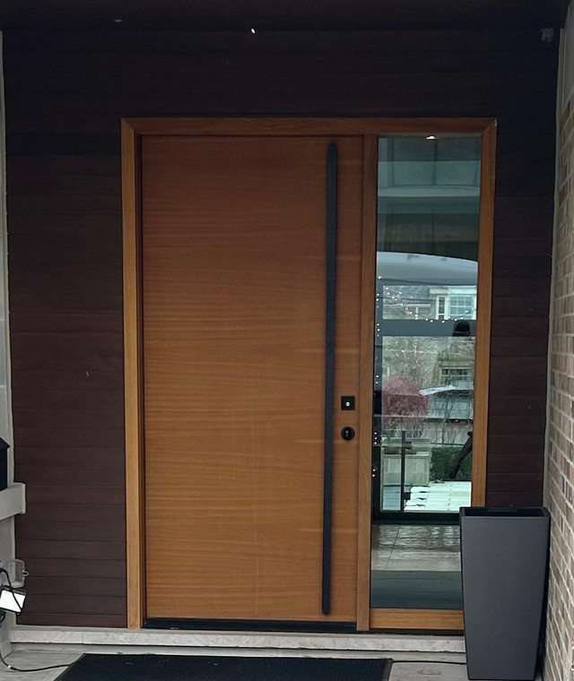 Solid wood door in good condition  in Windows, Doors & Trim in La Ronge