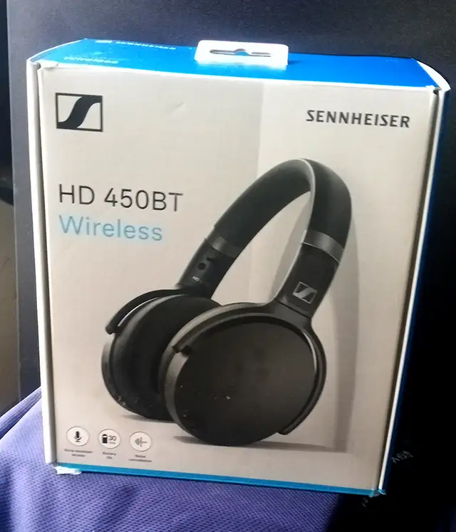 Écouteurs Bluetooth Sennheiser HD 450BT in Headphones in Longueuil / South Shore - Image 3
