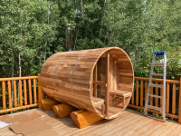 Cedar Barrel Sauna