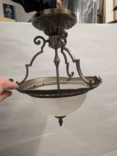 Vintage Brass Chandelier, View more