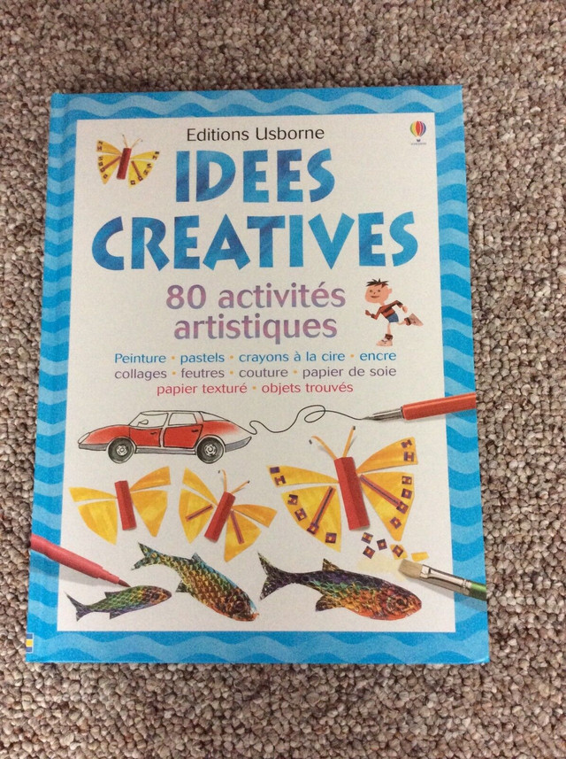Usborne French Creative Ideas 80 Art Activity Book in Children & Young Adult in North Bay