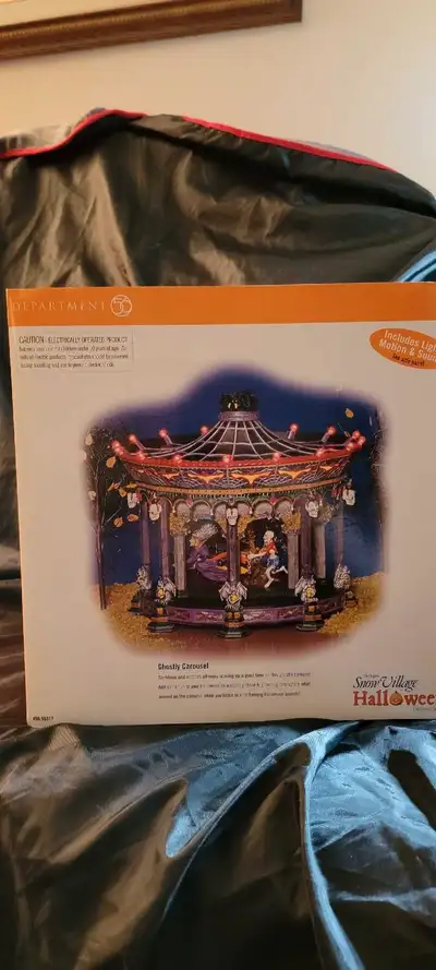 Dept 56 Haunted Carousel **NIB** 56.55317 Celebrate the tricks and treats of Halloween with devilish...