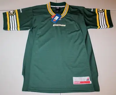 CFL Football Vintage Edmonton Eskimos Jersey Shirt Small Reebok, View more