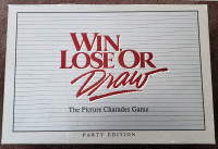 BOARD GAME: WIN, LOSE or DRAW - VINTAGE MILTON BRADLEY 1988
