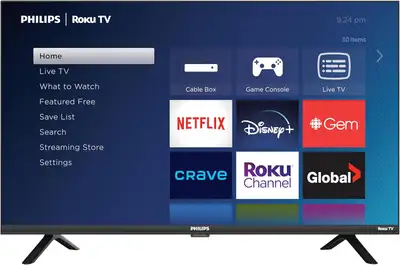 Philips Roku TV 32" HD 720p LED-LCD Smart TV (32PFL4674/F6), Voir plus