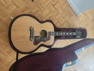 El Degas  GB84 jumbo acoustic guitar SJ200, View more
