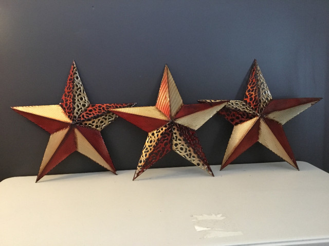 Decorative Tin Stars in Arts & Collectibles in Peterborough