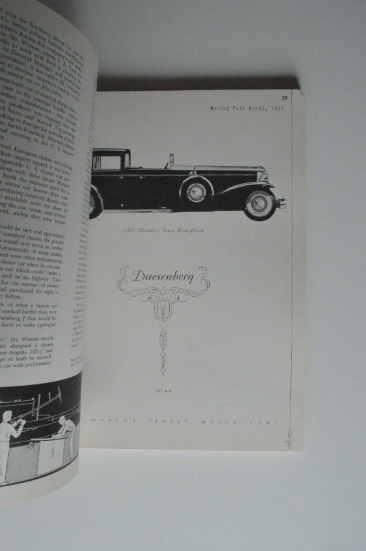 DUESENBERG mightiest american motor car by Elbert 1954 Edition dans Art et objets de collection  à Drummondville - Image 3