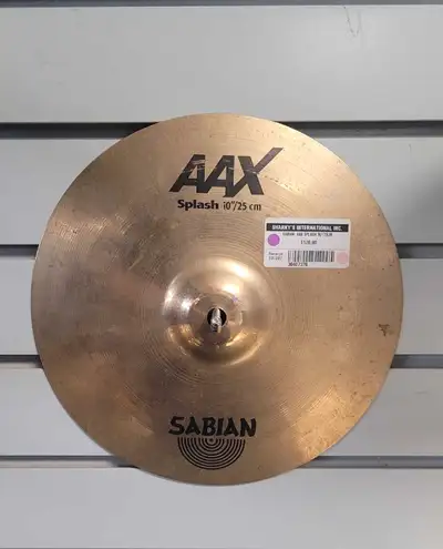 10" Sabian AAX Splash (30407376), View more
