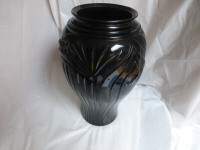 Vase plancher ceramique poterie terre cuite fleur noire