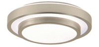 Eurofase 1 Light Flushmount Large Silver White Model SKU: A17688