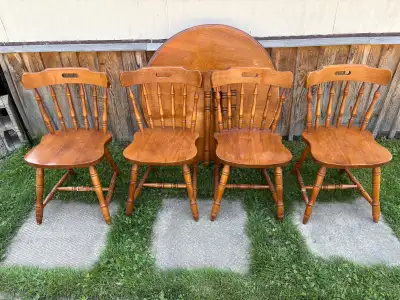 Wooden Dining Table and Chairs, View more