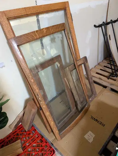 Large lot of glass shelves and doors, View more