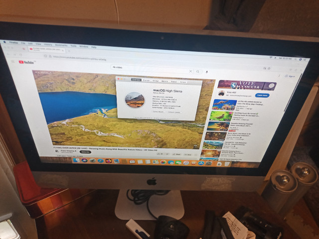 Imac 21, i3 3.2ghz, 1tb HDD, 8gb ram, kb and mouse in Desktop Computers in Markham / York Region