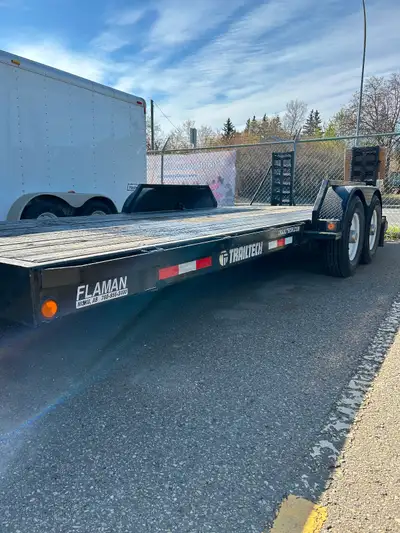 20’ L270DT 18’ deck with 2’ dovetail Premier trailer from one of the best trailer mfg Ramps have add...