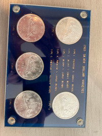 Various silver coin sets
