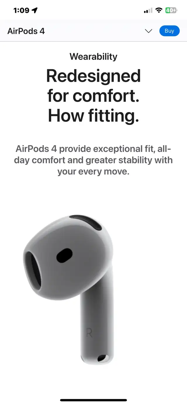 AirPods 4 in Headphones in City of Toronto - Image 3