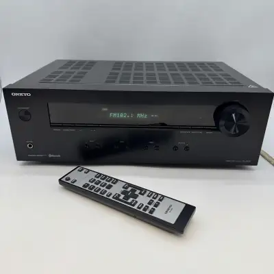 Onkyo TX-8220 Stereo Receiver Bluetooth AM/FM Receiver remote, View more
