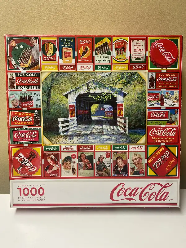 Springbok 1000 Piece Jigsaw Puzzle Coca Cola Gameboard in Hobbies & Crafts in Oakville / Halton Region - Image 2