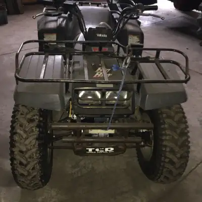 Runs good needs minor work High and low range Tires have slow leaks Synthetic winch rope 519-535-269...