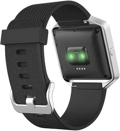 Laser Texture Design & Classic Stripe band is compatible with Fitbit blaze, **IMPORTANT** Replacemen...