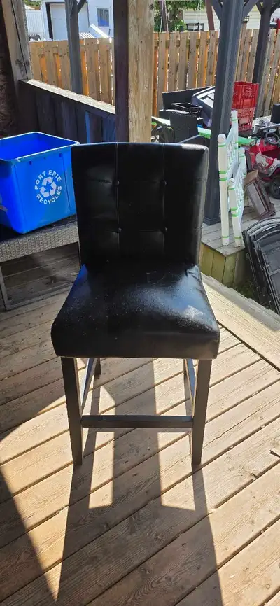 Black leather chair , View more