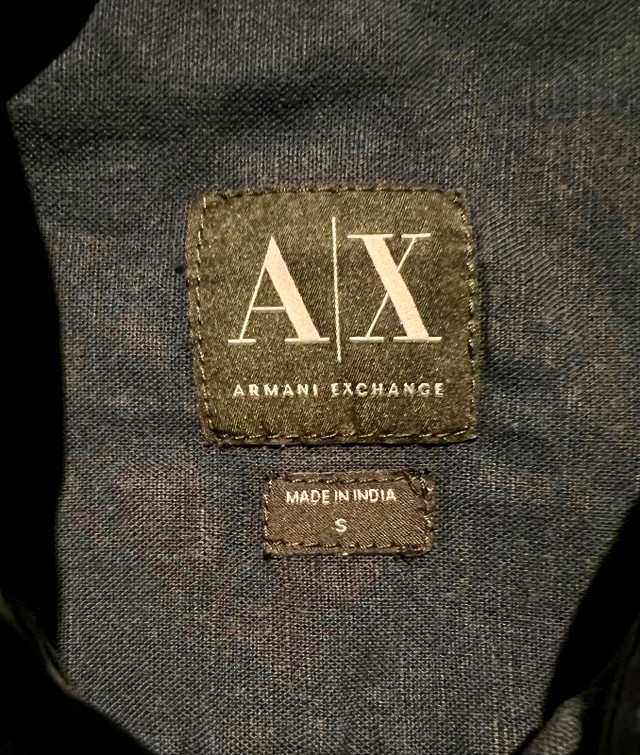 AX Shirt, S, Blue in Men's in Kingston - Image 3