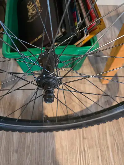 FRONT 27.5 " MTB RIM AND TIRE. , View more