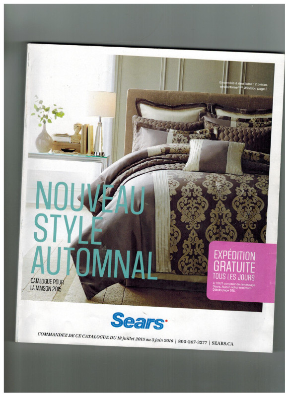 catalogue Sears juillet 2015 dans Art et objets de collection  à Longueuil/Rive Sud