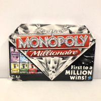 MONOPOLY MILLIONAIRE EDITION 2012 BOARD GAME COMPLETE SET HASBRO