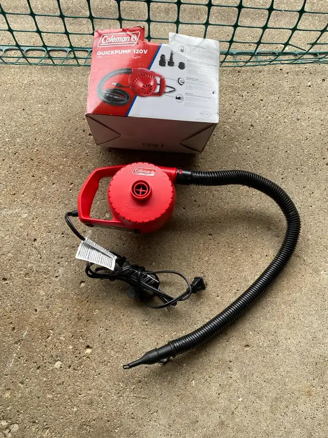 Coleman Electric Quick pump,Portable burner in Fishing, Camping & Outdoors in Norfolk County - Image 2