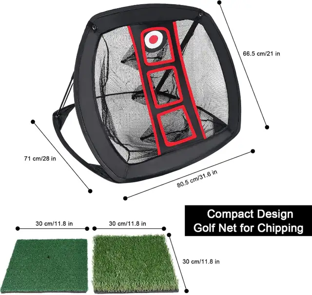 Golf Practice Net Golf Nets for Backyard with Target 1 Golf Mat in Golf in Ottawa - Image 4