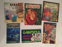 Livres Jeunesse Lot De 6 Roi Lion Garfield Babar