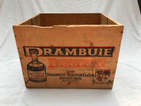 1960's Drambuie Wood Shipping Crate ALCB