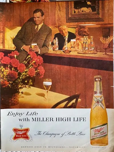 1965 Miller High Life Original Ad, View more